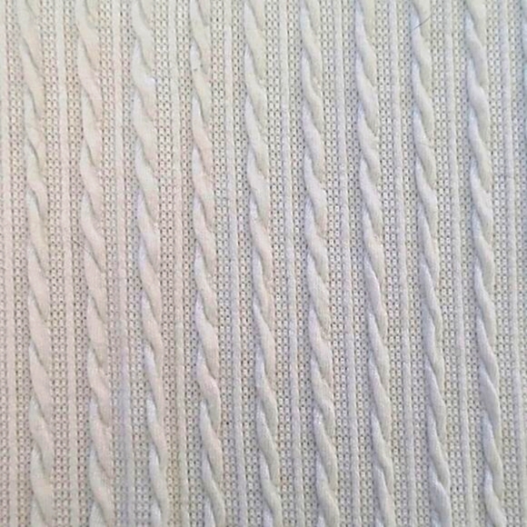 Arizona Jean Co Womens XL Woven Muscle Tee Cropped White Tank Top Aesthetic Boho - Picture 10 of 11